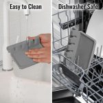 Zulay Kitchen Spoon Rest for Multiple Utensils High Heat-Resistant Silicone Drip Pad