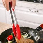 ZHIYE 4Pcs Silicone Tongs, Kitchen Tongs 7